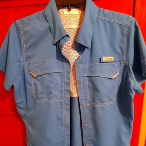 Columbia Omni Cool "fishing" shirt
